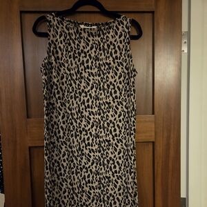 Outfit Jpr Leopard Print Sleeveless Maxi Dress Sz M